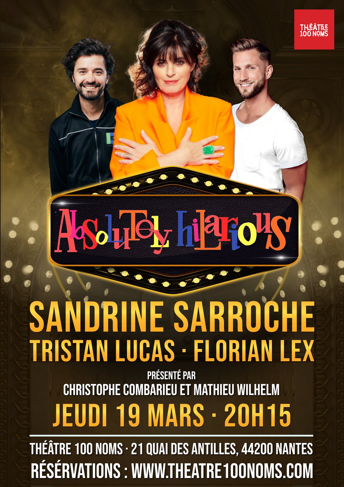 19-03-26 Affiche ABSOLUTELY HILARIOUS Nantes 19-03-26