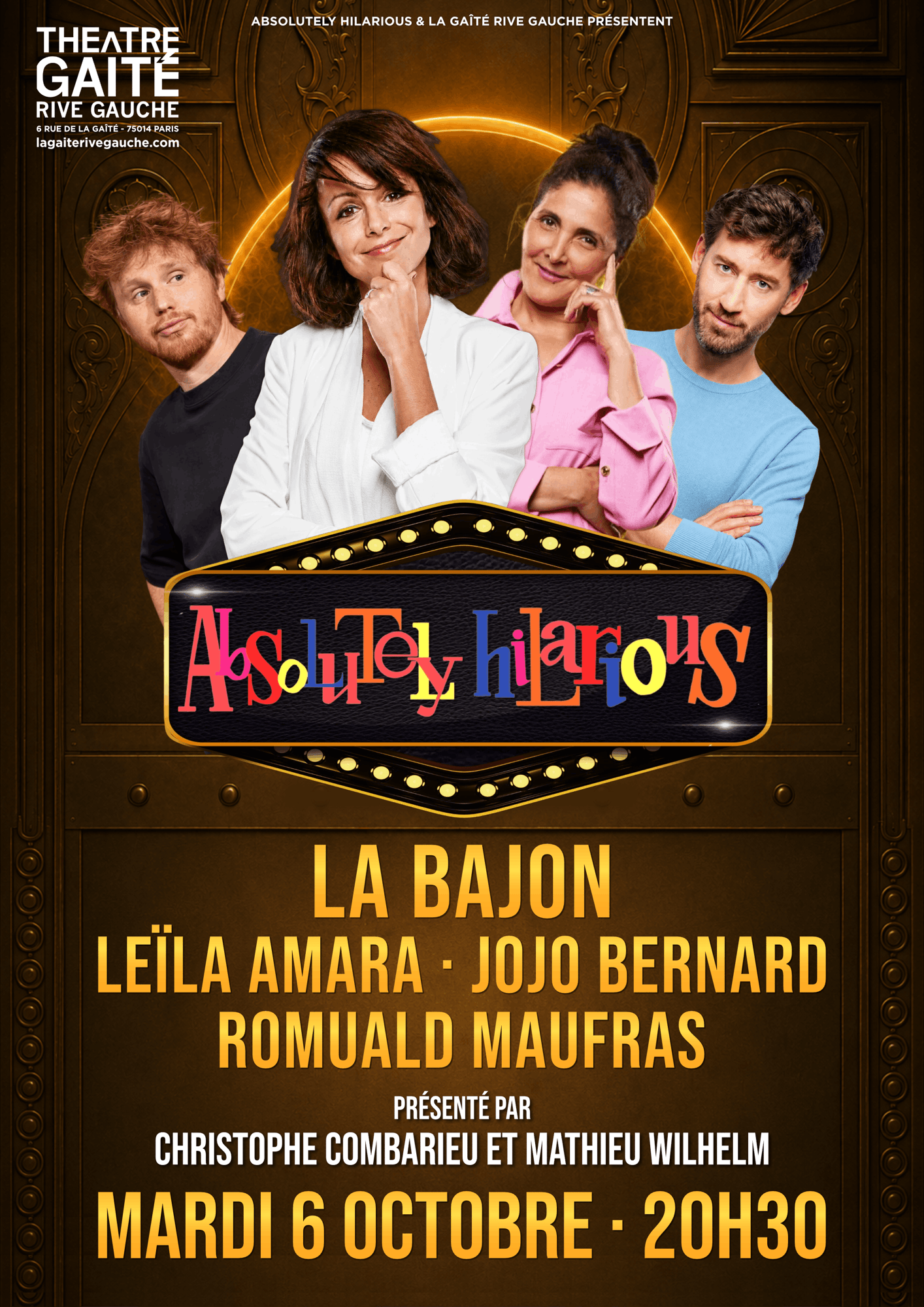 Affiche ABSOLUTELY HILARIOUS 06-10-26