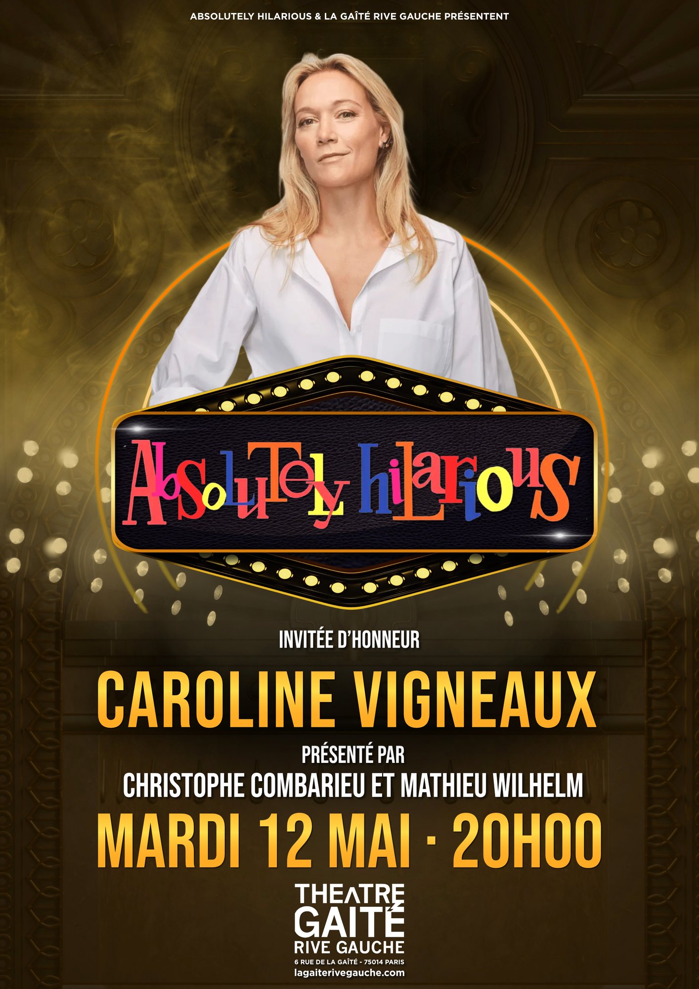Affiche Absolutely 12-05-26 Caroline VIgneaux