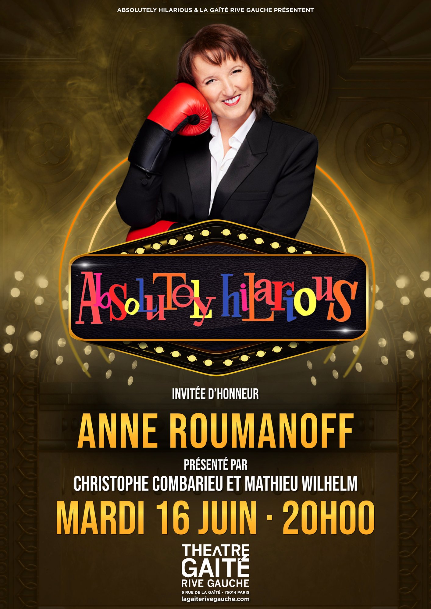 Affiche Absolutely ANNE ROUMANOFF 16-06-26
