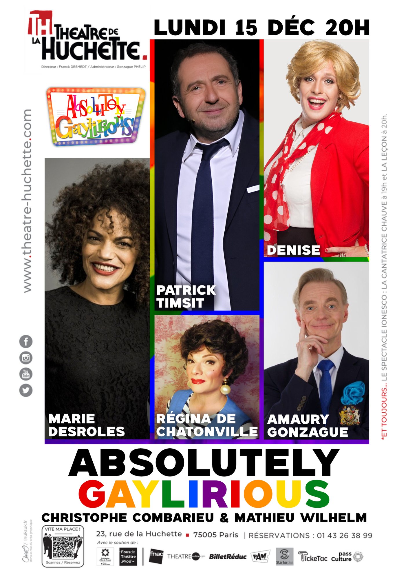 Affiche Absolutely Gaylirious 15-12-25