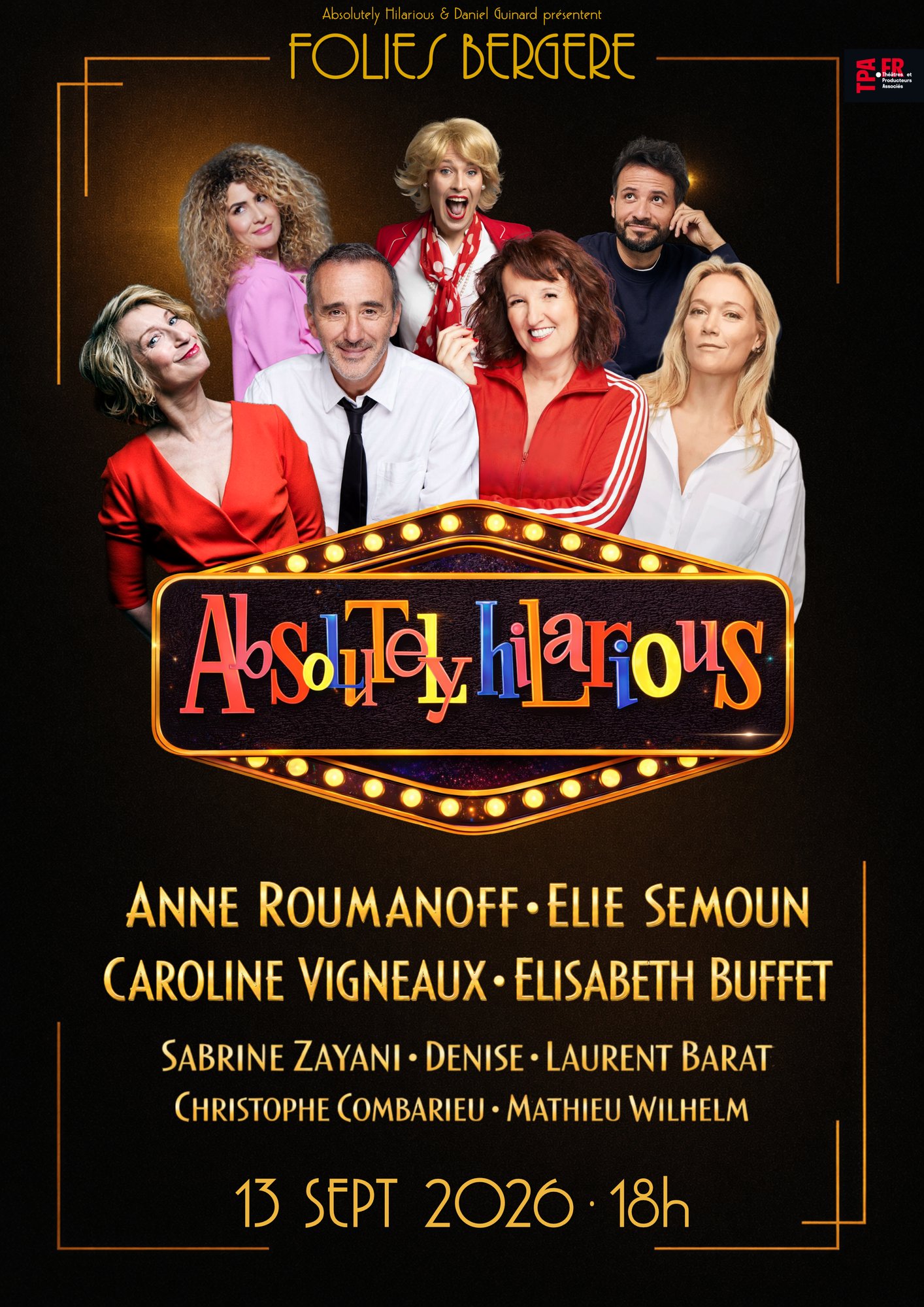 Affiche Absolutely Hilarious FOLIES BERGERE 13-09-26 Revendeur