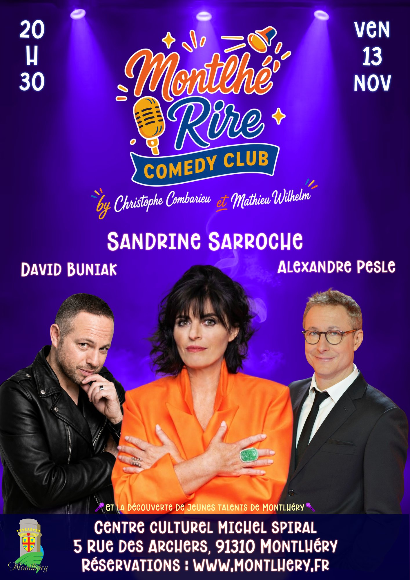 Affiche MONTLHERIRE_13-11-26_SANDRINE SARROCHE