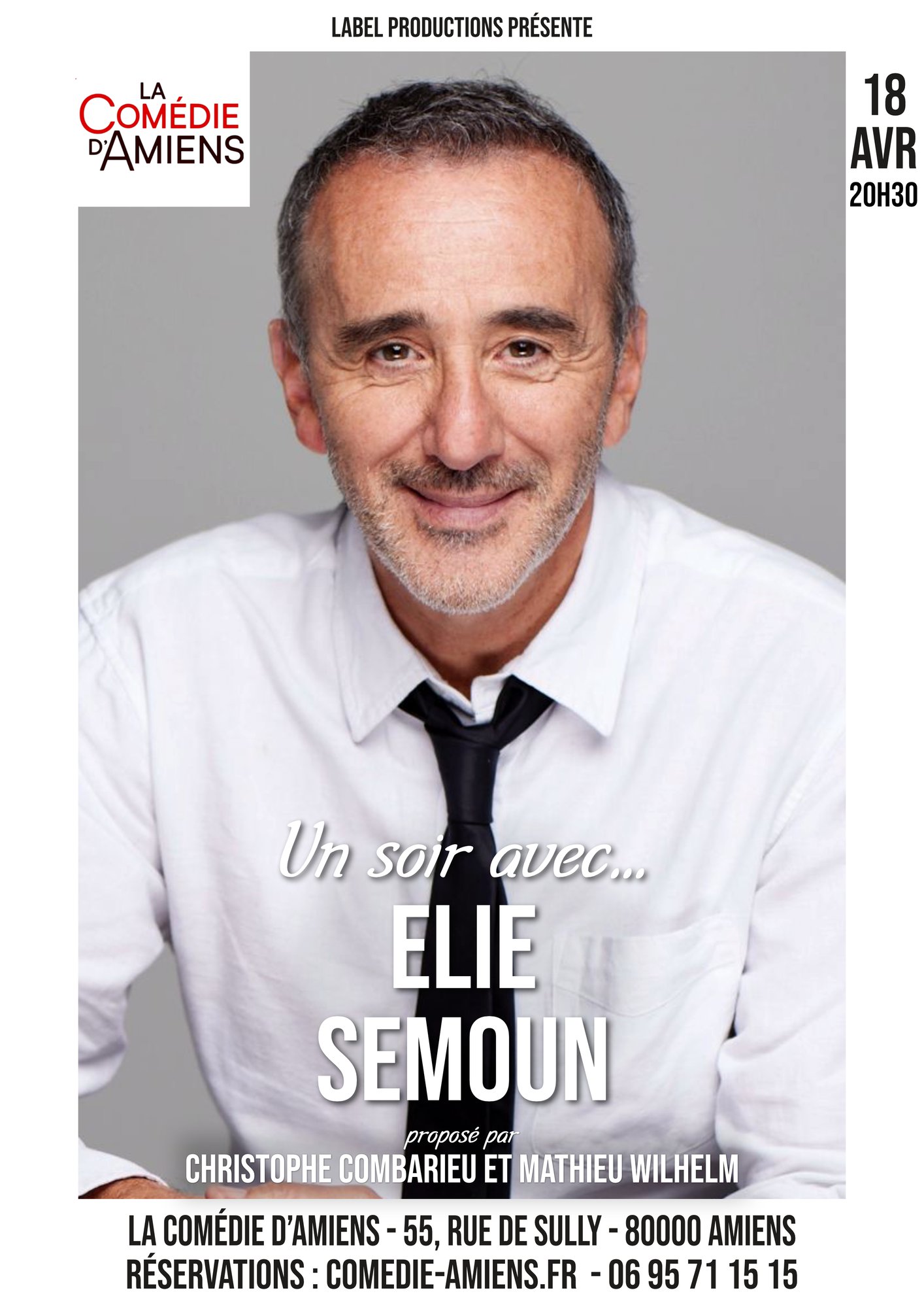 Affiche UN SOIR AVEC ELIE SEMOUN_