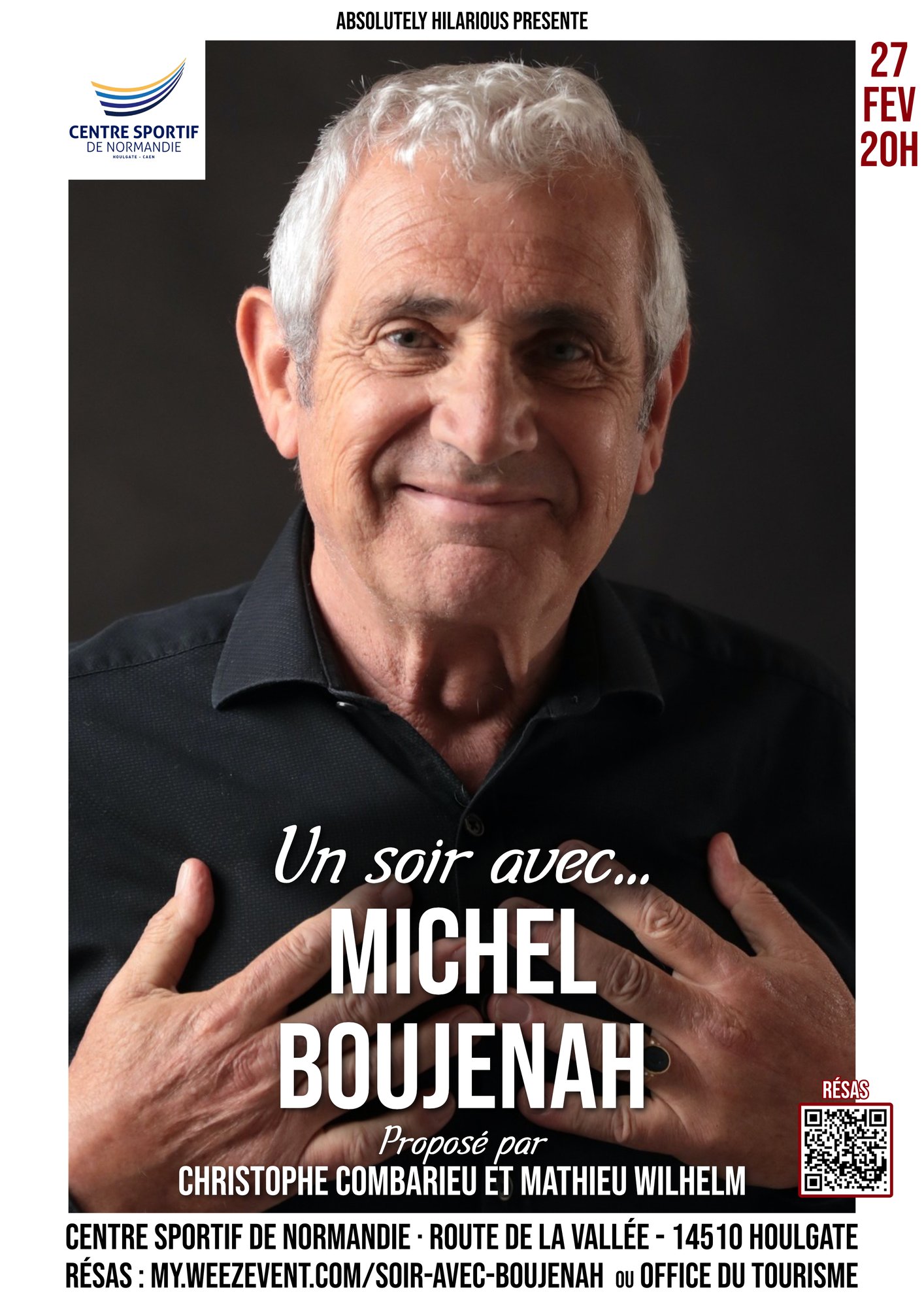 Un soir avec Michel Boujenah Houlgate 27-02-27